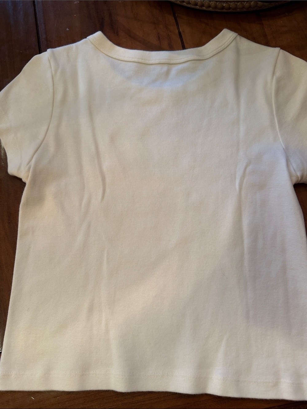 John Galt / Brandy Melville White Tee with Red Storytime Graphic - Picture 3 of 3